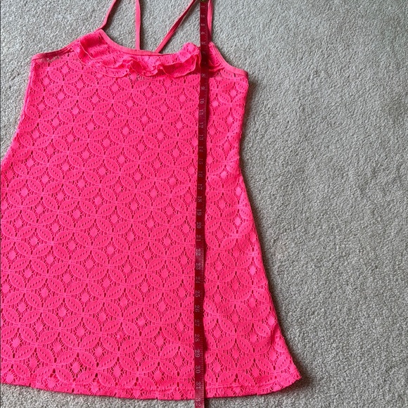 SO Vibrant Pink Lace Dress - Picture 10 of 11